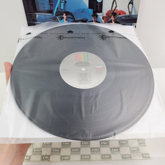 Stray Cats Built for Speed Vinyl Record 1982 Stereo ST-17070 EMI Rockabilly - Picture 6 of 13